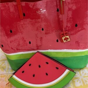 🍉🍉🍉Kate Spade watermelon bag with matching wallet